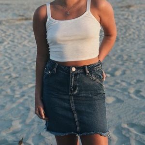 Signature 8 Denim Skirt